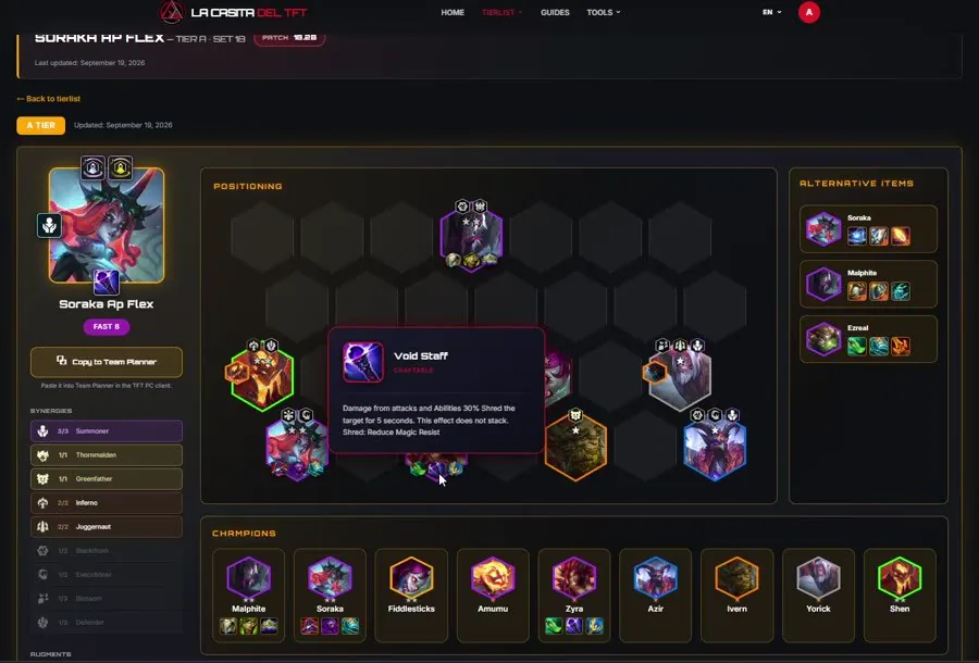 บอร์ด Soraka Ap Flex ที่ 21:20