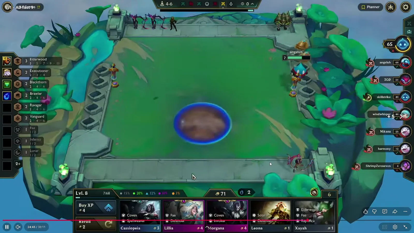 บอร์ดเลเวล 8 ที่ 4-6 พร้อมช็อป Wisp