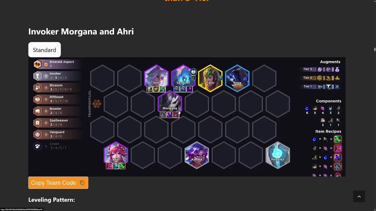 บอร์ด Invoker Morgana และ Ahri