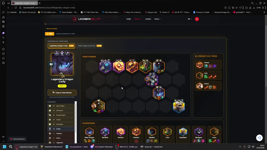 คอมพ์ Legendary Dragon เกรด A บนเว็บ La Casita del TFT