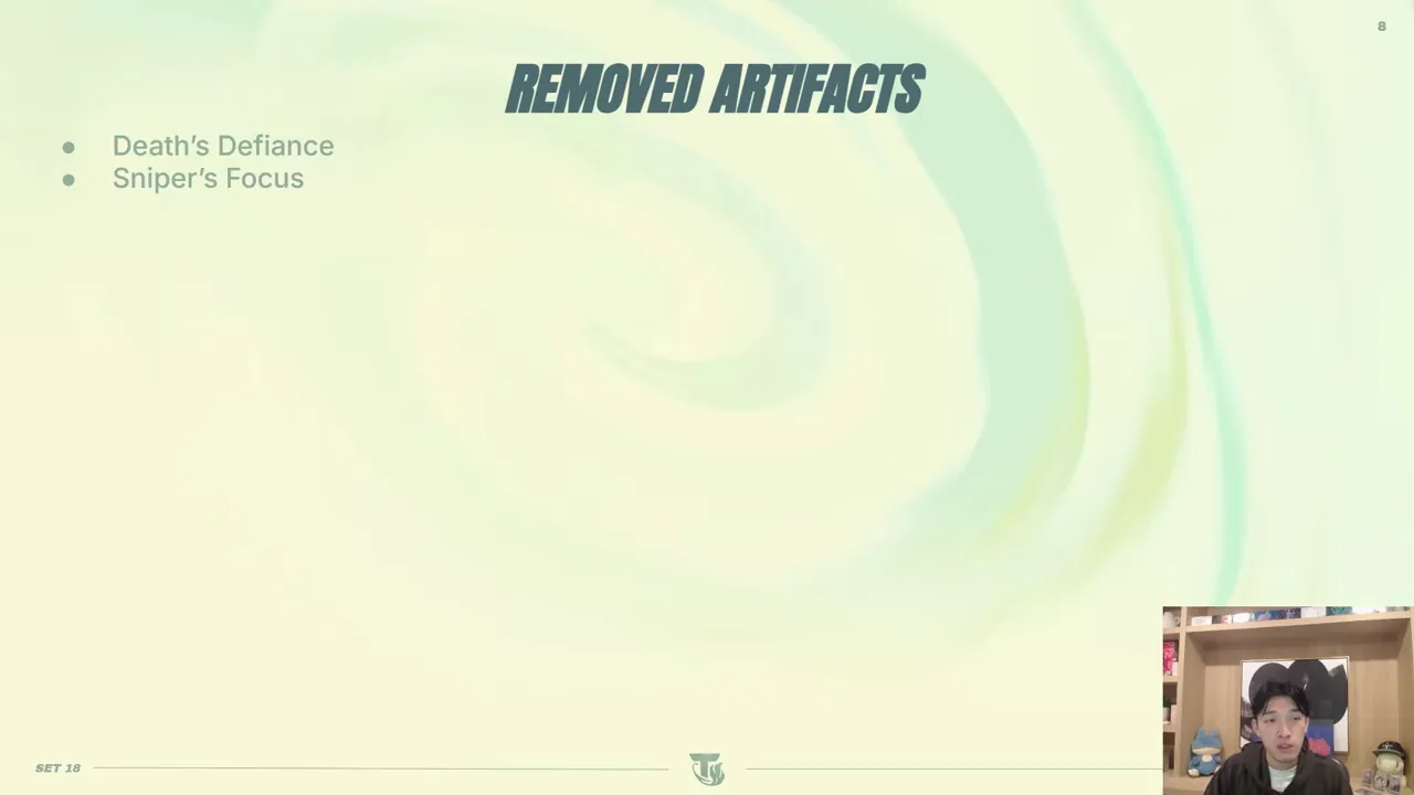 สไลด์ Removed Artifacts: Death's Defiance และ Sniper's Focus