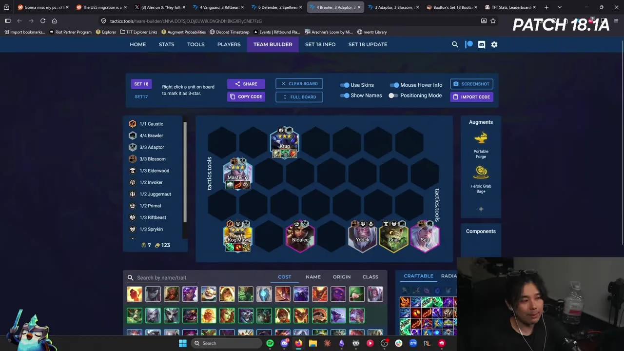 บอร์ด Master Yi เวอร์ชันมีตรา Brawler — จากคลิป kai นาที 14:20