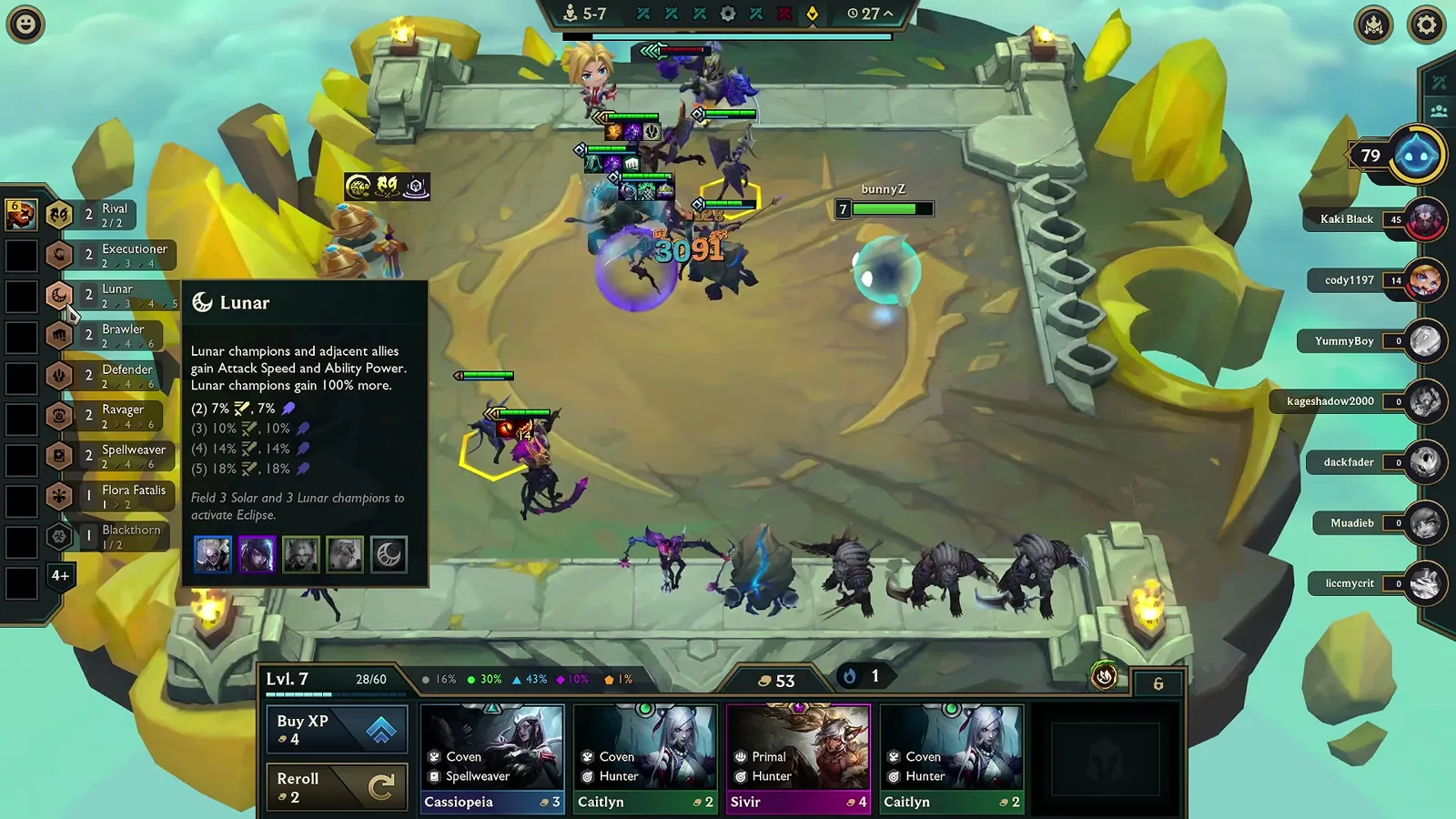 tooltip Lunar 7/10/14/18% และเงื่อนไข Eclipse