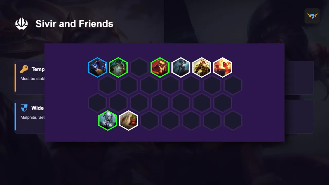 สไลด์ 13 — บอร์ดเปิดเกม Sivir (แทรกบนสไลด์)
