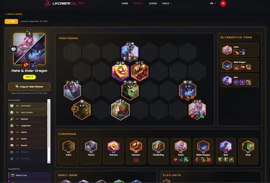 บอร์ด Ashe & Elder Dragon ที่ 20:15