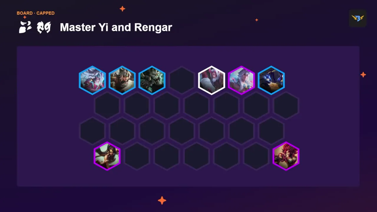 สไลด์ 37 — บอร์ด Master Yi and Rengar (Capped)