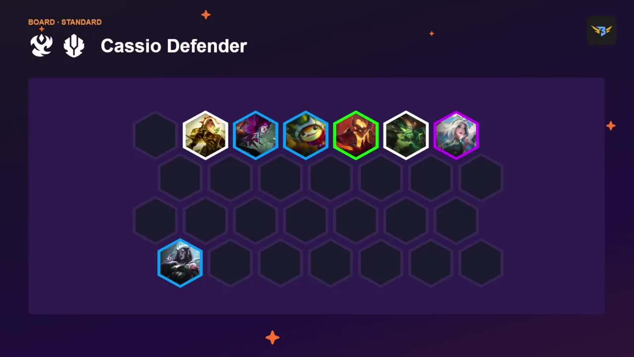 สไลด์ 32 — บอร์ด Cassio Defender (Standard)