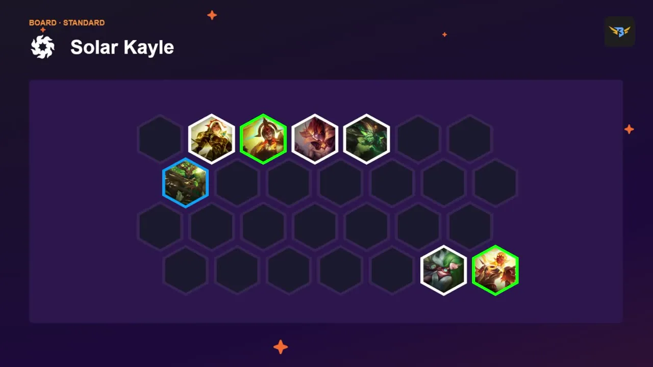 สไลด์ 27 — บอร์ด Solar Kayle (Standard, เลเวล 7)