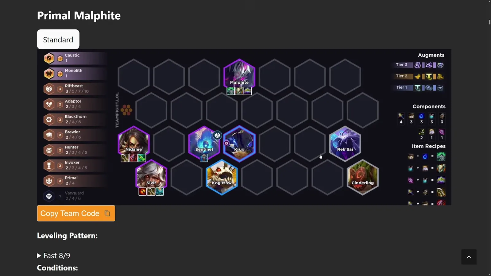 บอร์ด Primal Malphite