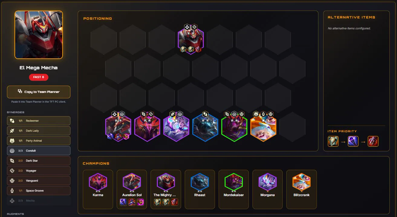 การ์ดคอมพ์ El Mega Mecha ของ Set 17
